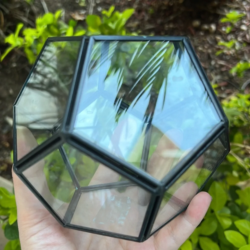 Glass Makeup Brush Holder